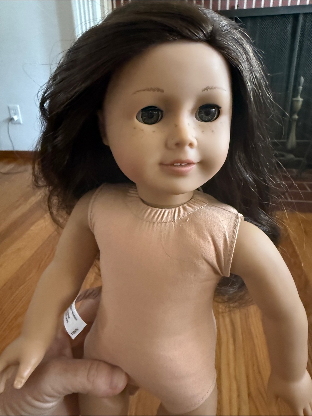 American Girl doll JLY with freckles